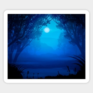 Blue forest Sticker